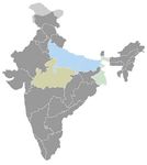 Inde • |-0185/-0075| • dynastie Shunga: carte